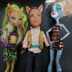 Monster High TLC lot (Clawd, Clawvenus, and Meowlody)